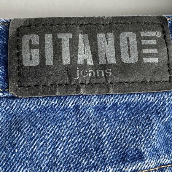 Gitano Women’s Mom Jeans 32 X 31 High Waisted Tapered Leg Blue Denim Vtg 90's - Picture 3 of 12